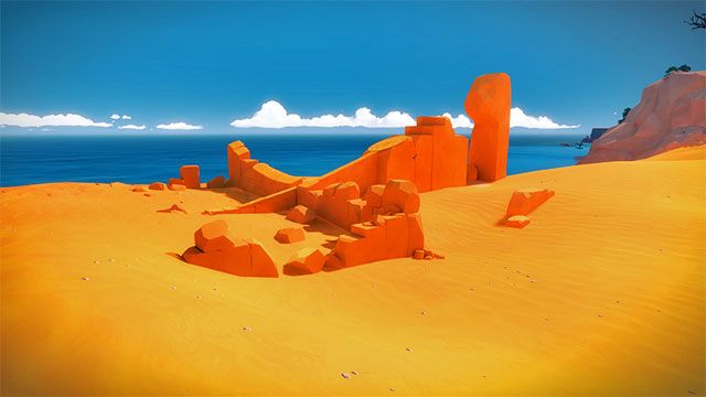 W pobliżu świątyni znajduje sie jeden audiolog - Świątynia słońca - Sekrety i znajdźki The Witness - The Witness - poradnik do gry