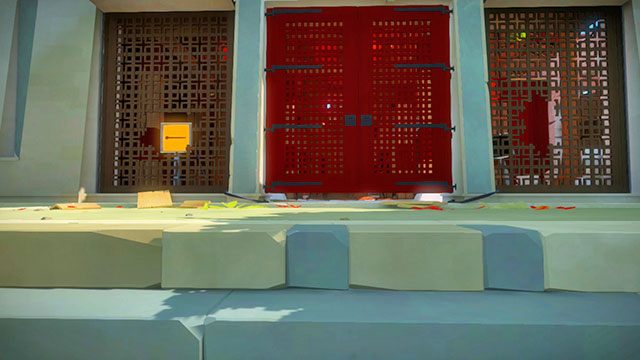 By dostać się do środka musisz otworzyć drzwi - Kapliczka - Solucja The Witness - The Witness - poradnik do gry