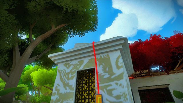 Po rozwiązaniu wszystkich czterech łamigłówek wyjdź na zewnątrz - Kapliczka - Solucja The Witness - The Witness - poradnik do gry