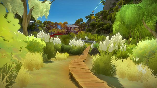 Bagna znajdują się po wschodniej stronie wyspy - Bagna - Solucja The Witness - The Witness - poradnik do gry