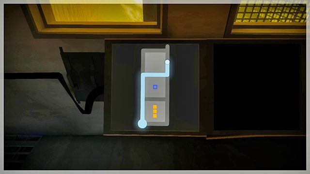 Podążaj za żółtym kablem i zejdź do osuszonej piwnicy - Bagna - Solucja The Witness - The Witness - poradnik do gry