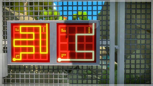 Łamigłówki odblokowujące skrót - Rozwiązania zagadek | Bagna - The Witness - poradnik do gry