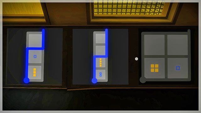 Pierwsza piwnica, dwa pierwsze panele - Rozwiązania zagadek | Bagna - The Witness - poradnik do gry