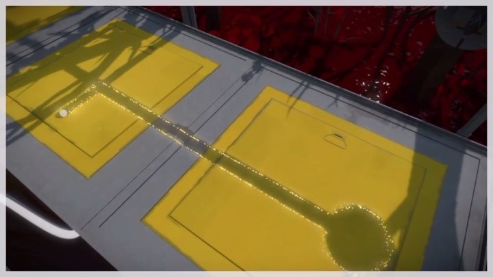 Ruch tego samego mostu w przeciwnym kierunku daje dostęp do kolejnej zagadki - Bagna - Sekrety i znajdźki - The Witness - poradnik do gry