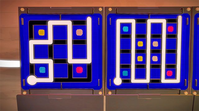 Szklarnia, drugi zestaw łamigłówek, dwie pierwsze - Rozwiązania zagadek | Szklarnia - The Witness - poradnik do gry