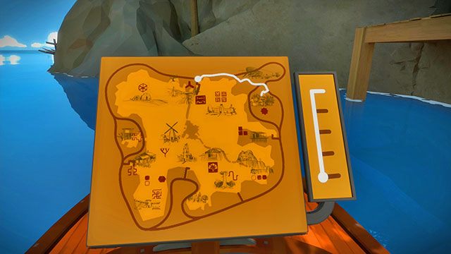 By dostać się do tej lokacji musisz wykorzystać łódkę - Domki na drzewach - Solucja The Witness - The Witness - poradnik do gry