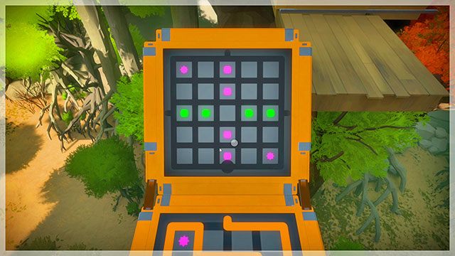 Dziewiąty panel z tej serii jest wyjątkowy - Domki na drzewach - Solucja The Witness - The Witness - poradnik do gry