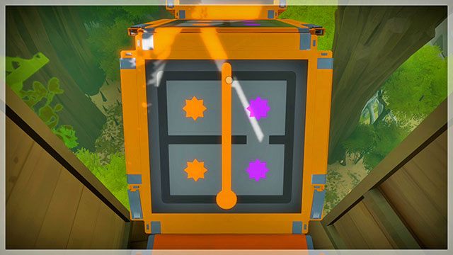 Szósty most, pierwsza łamigłówka - Rozwiązania zagadek - pomarańczowe 2 | Domki na drzewach - The Witness - poradnik do gry