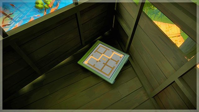 Druga łamigłówka ze strzałkami - Domki na drzewach - Sekrety i znajdźki - The Witness - poradnik do gry