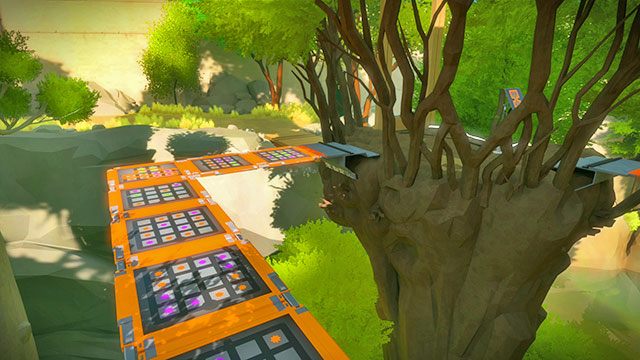 W celu rozwiązania najtrudniejszej zagadki terenowej w tej lokacji musisz mieć aktywny skrót na ląd - Domki na drzewach - Sekrety i znajdźki - The Witness - poradnik do gry