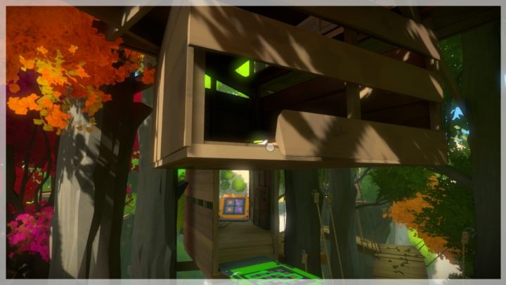 Do trzeciego prowadzi opcjonalna ścieżka - Domki na drzewach - Sekrety i znajdźki - The Witness - poradnik do gry