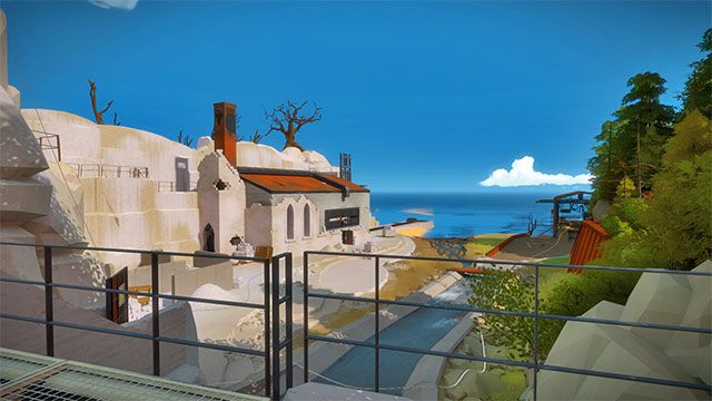Kamieniołom znajduje się w sąsiedztwie ogrodu oraz świątyni słońca - Kamieniołom - Solucja The Witness - The Witness - poradnik do gry