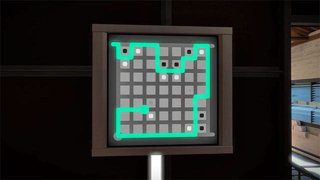 Pierwszy budynek, zagadka odblokowująca windę - Rozwiązania zagadek | Kamieniołom - The Witness - poradnik do gry