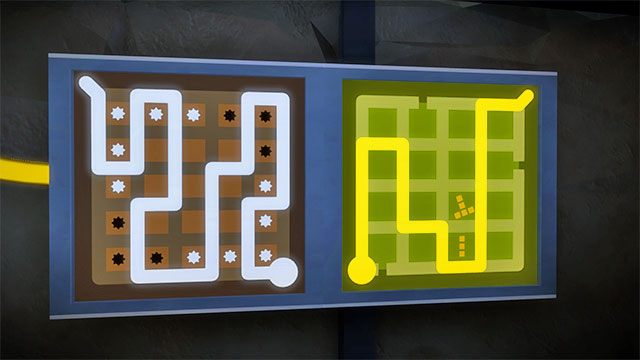 Drugi budynek, pierwsze dwie łamigłówki - Rozwiązania zagadek | Kamieniołom - The Witness - poradnik do gry