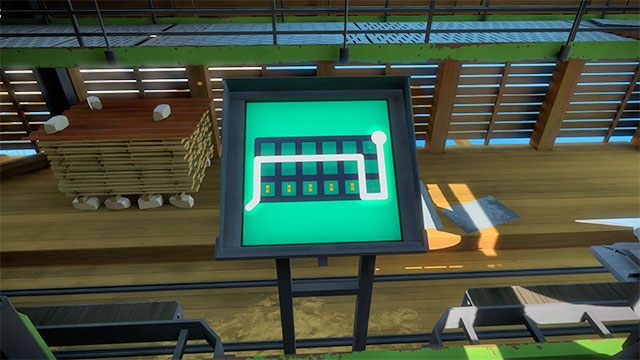 Drugi budynek, panel przesuwający platformę - Rozwiązania zagadek | Kamieniołom - The Witness - poradnik do gry
