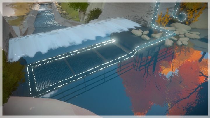 Pierwsza z zagadek znajduje się tuż przy wejściu do kamieniołomu - Kamieniołom - Sekrety i znajdźki - The Witness - poradnik do gry