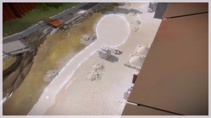 Z dachu pierwszego z budynków ukazuje się następujący widok - Kamieniołom - Sekrety i znajdźki - The Witness - poradnik do gry