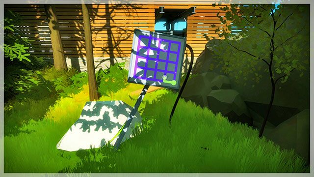 Innym razem podpowiedź znajdziesz na znajdującym się obok kamieniu - Las - Solucja The Witness - The Witness - poradnik do gry