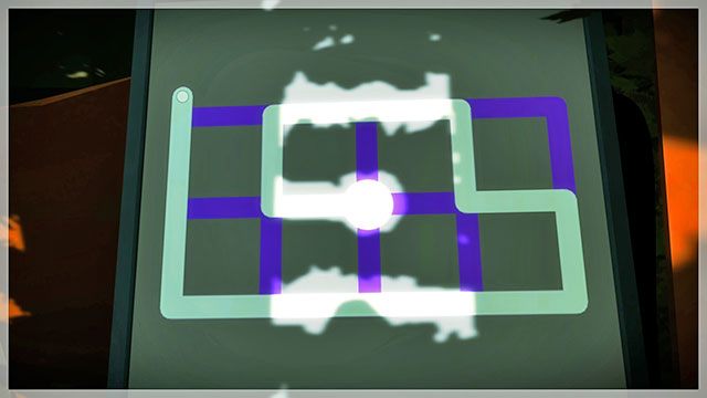 Las, czwarty zestaw łamigłówek, druga - Rozwiązania zagadek | Las - The Witness - poradnik do gry