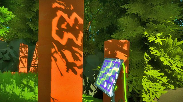 Las, czwarty zestaw łamigłówek, trzecia - Rozwiązania zagadek | Las - The Witness - poradnik do gry