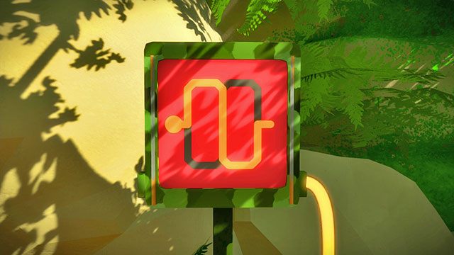 Dżungla, pierwszy zestaw zagadek, pierwsza zagadka - Rozwiązania zagadek | Dżungla - The Witness - poradnik do gry