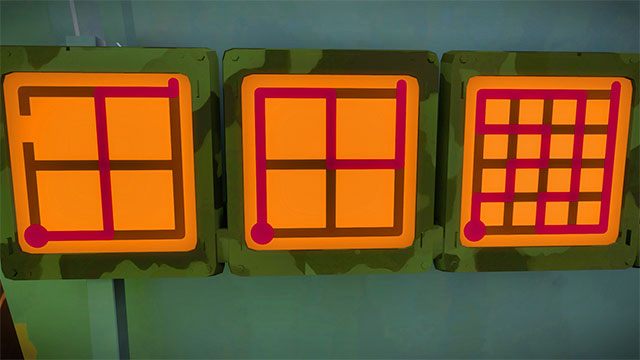 Dżungla, drugi zestaw zagadek, pierwsze trzy - Rozwiązania zagadek | Dżungla - The Witness - poradnik do gry