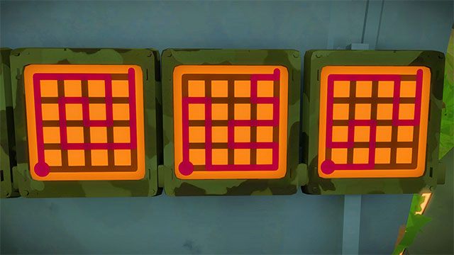 Dżungla, drugi zestaw zagadek, kolejne trzy - Rozwiązania zagadek | Dżungla - The Witness - poradnik do gry