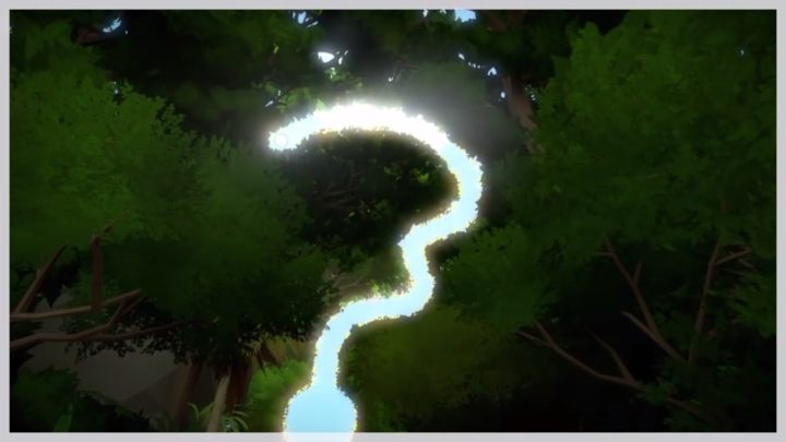 Pierwsza zagadka znajduje się tuż przy wejściu do dżungli - Dżungla - Sekrety i znajdźki The Witness - The Witness - poradnik do gry