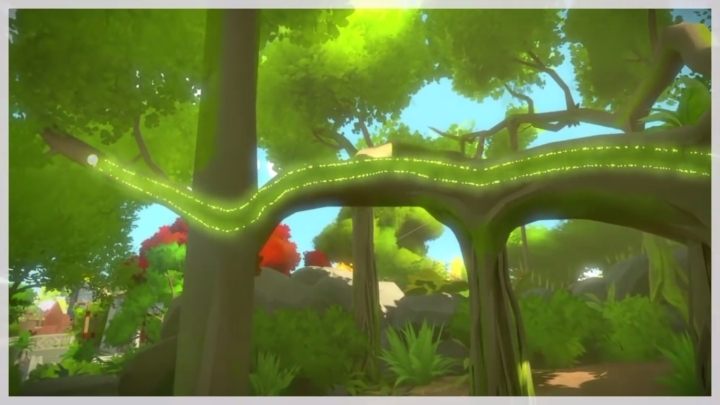 Kilka kroków do przodu znajdziemy następną łamigłówkę - Dżungla - Sekrety i znajdźki The Witness - The Witness - poradnik do gry