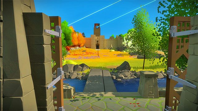 Zamek znajdziesz w północnej części wyspy, na wschód od kamieniołomu, a na północ od kapliczki - Zamek - Solucja The Witness - The Witness - poradnik do gry