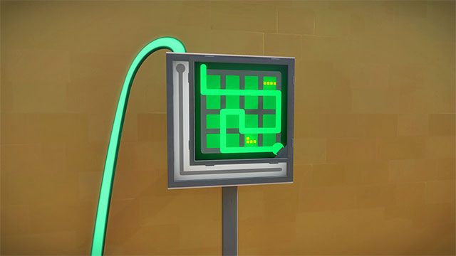 Zamek, drugi zestaw labiryntów, trzeci panel - Rozwiązania zagadek | Zamek - The Witness - poradnik do gry