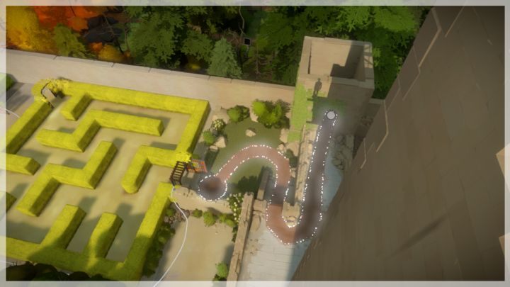 Druga jest tuż obok poprzedniej - Zamek - Sekrety i znajdźki The Witness - The Witness - poradnik do gry