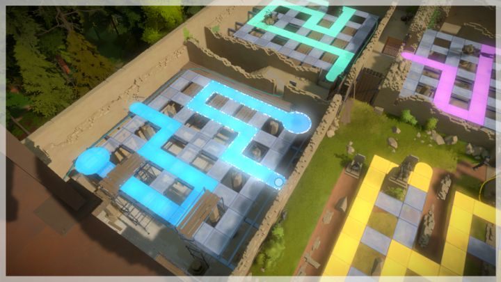 Ta zagadka posiada dokładnie dwa rozwiązania - Zamek - Sekrety i znajdźki The Witness - The Witness - poradnik do gry