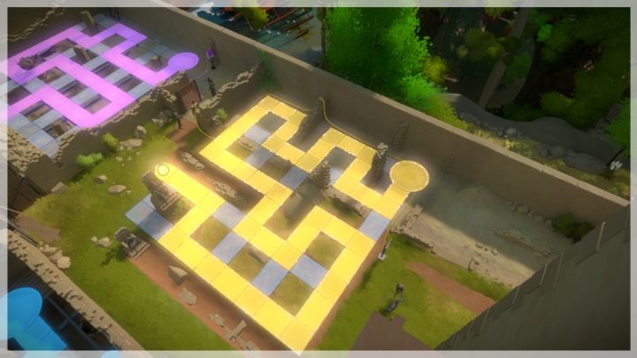 Ostatnia zagadka na terenie zamku - Zamek - Sekrety i znajdźki The Witness - The Witness - poradnik do gry