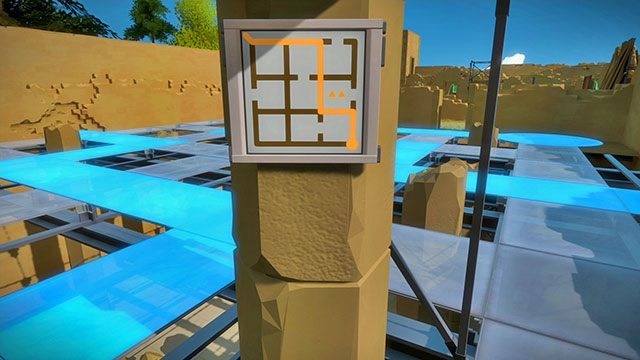 Rozwiązanie zagadki ze strzałkami - Zamek - Sekrety i znajdźki The Witness - The Witness - poradnik do gry
