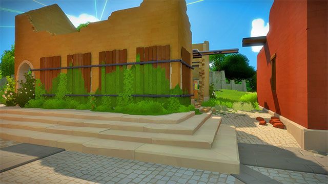 Po wszystkim przejdź do budynku ze zrujnowanym dachem - Miasteczko - Solucja The Witness - The Witness - poradnik do gry