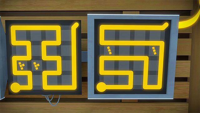 Pierwszy zestaw łamigłówek, kolejne dwie - Rozwiązania zagadek | Miasteczko - The Witness - poradnik do gry