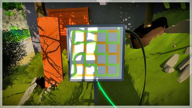 Trzeci zestaw łamigłówek, druga - Rozwiązania zagadek | Miasteczko - The Witness - poradnik do gry