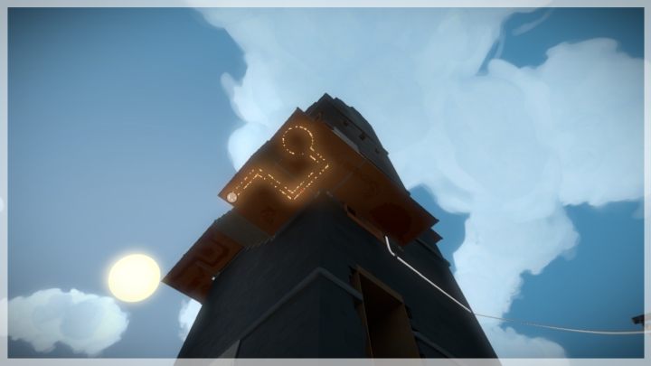 W poszukiwaniu kolejnych należy ustawić się pod wieżą - Miasteczko - Sekrety i znajdźki - The Witness - poradnik do gry