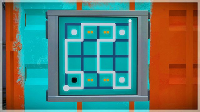 Panel otwierający wejście do kontenera - Miasteczko - Sekrety i znajdźki - The Witness - poradnik do gry