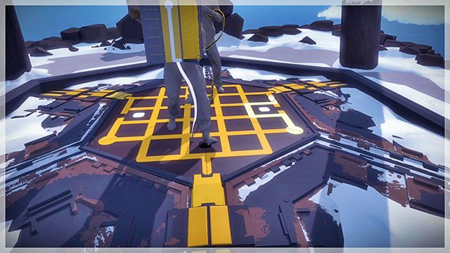 Twoim kolejnym zadaniem jest odblokowanie trzech zamków strzegących wejścia do środka - Góra - Solucja The Witness - The Witness - poradnik do gry