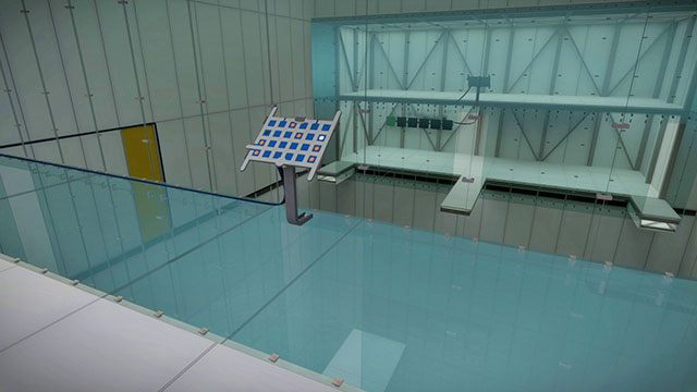 Łamigłówki odblokują schody na górę i kolejny panel - Góra - Solucja The Witness - The Witness - poradnik do gry