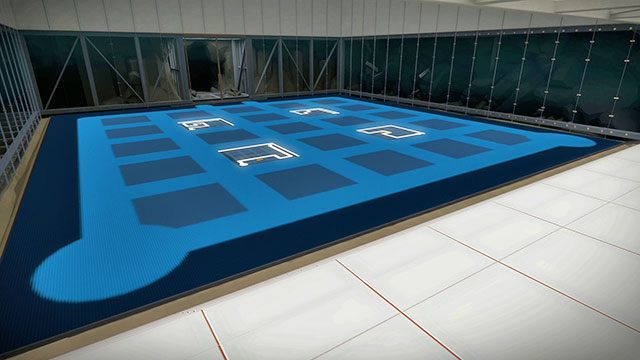 Dzięki temu podłoga zmieni się w gigantyczną łamigłówkę - Góra - Solucja The Witness - The Witness - poradnik do gry