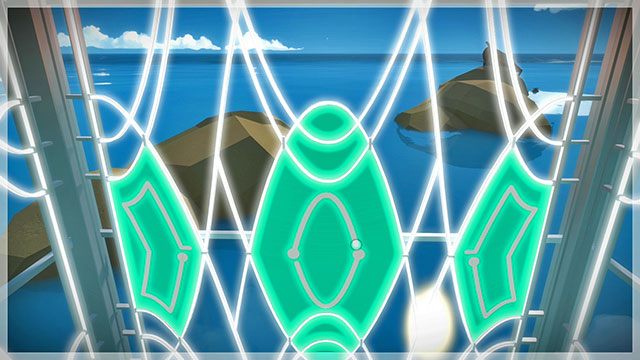 Po rozwiązaniu wszystkich ośmiu na wodzie pojawi się winda - Góra - Solucja The Witness - The Witness - poradnik do gry