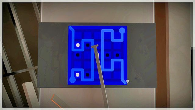 Pokój po lewej, pierwsza łamigłówka - Góra 1 - Rozwiązania zagadek The Witness - The Witness - poradnik do gry