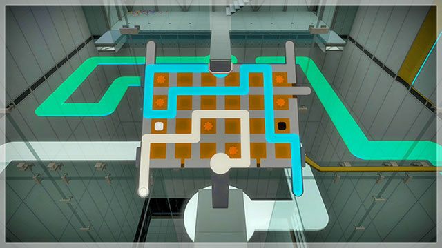 Drugi poziom, drugi panel kontrolny, pierwsze ustawienie - Góra 2 - Rozwiązania zagadek The Witness - The Witness - poradnik do gry