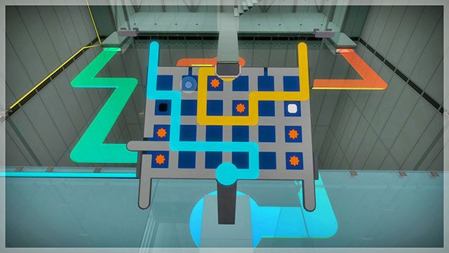 Drugi poziom, pierwszy panel kontrolny, drugie ustawienie - Góra 2 - Rozwiązania zagadek The Witness - The Witness - poradnik do gry