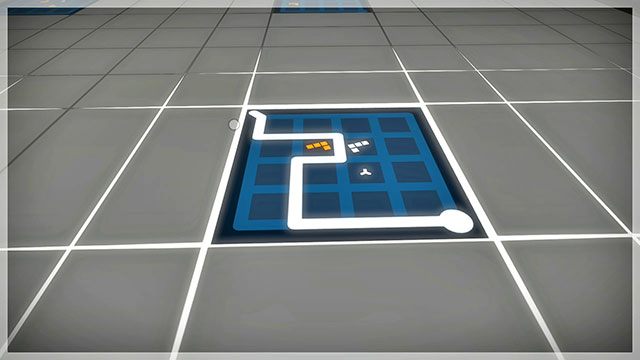 Trzeci poziom, druga łamigłówka - Góra 2 - Rozwiązania zagadek The Witness - The Witness - poradnik do gry