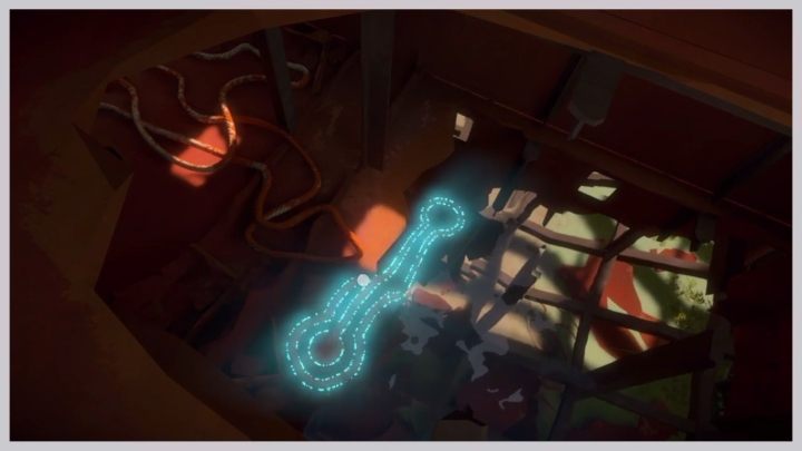 Po przejściu na mostek warto spojrzeć w dół, przez otwór w podłodze - Wrak | Dodatkowe sekrety The Witness - The Witness - poradnik do gry