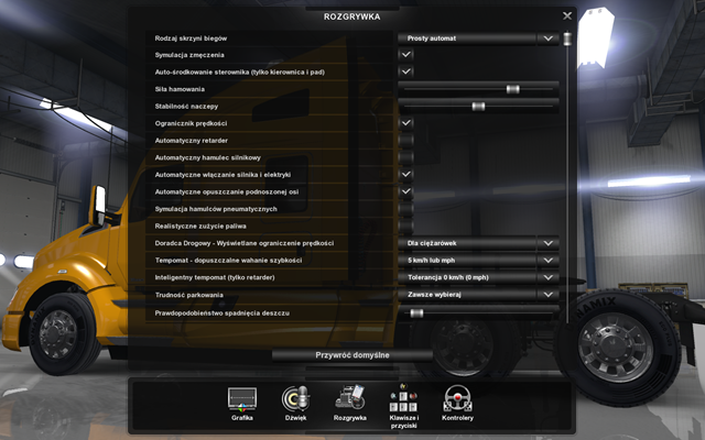 Rodzaj skrzyni biegów - Tutaj możesz wybrać rodzaj zmiany biegów - Ustawienia w American Truck Simulator | Konfiguracja gry - American Truck Simulator - poradnik do gry